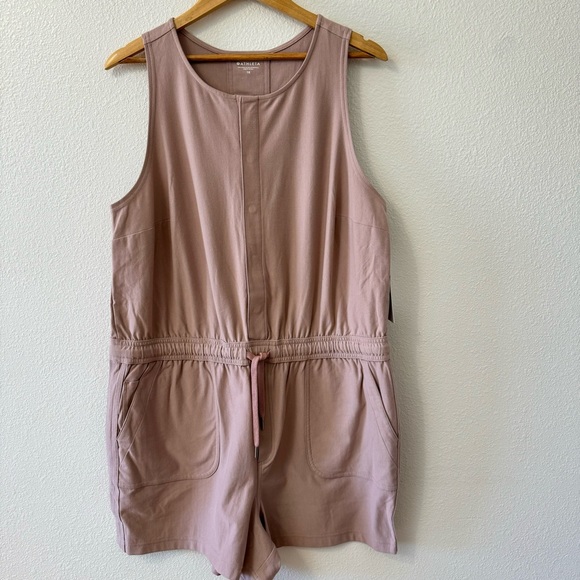 NWT Athleta Farallon Romper 1X Latte Mocha - Picture 2 of 13